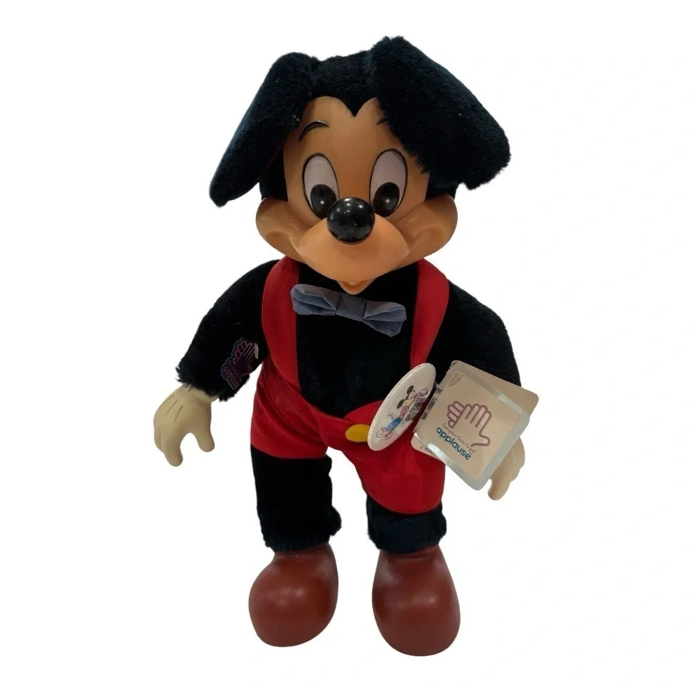 Black and Red Stuffed Animal Plush